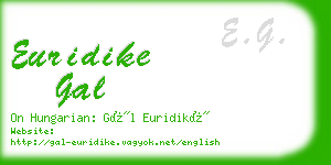 euridike gal business card